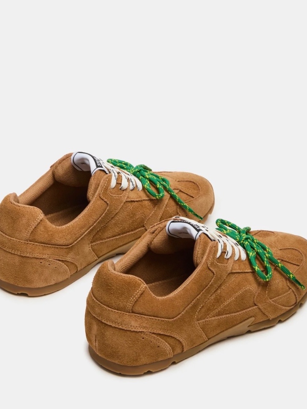 STEVE MADDEN AZIEL CAMEL SUEDE SNEAKERS size 9.5 - Picture 2 of 5